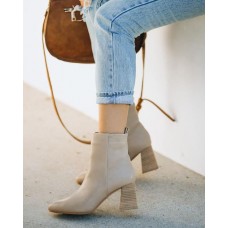 Colleen Heeled Bootie - Taupe